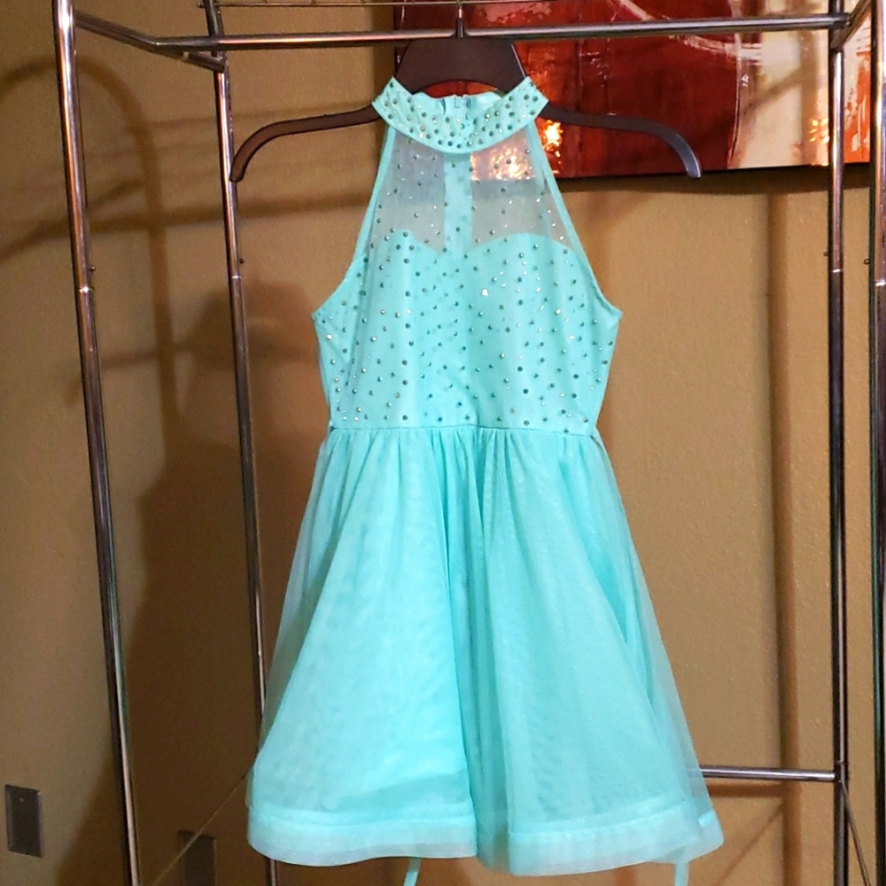 Rare Editions Big Girls halter dress